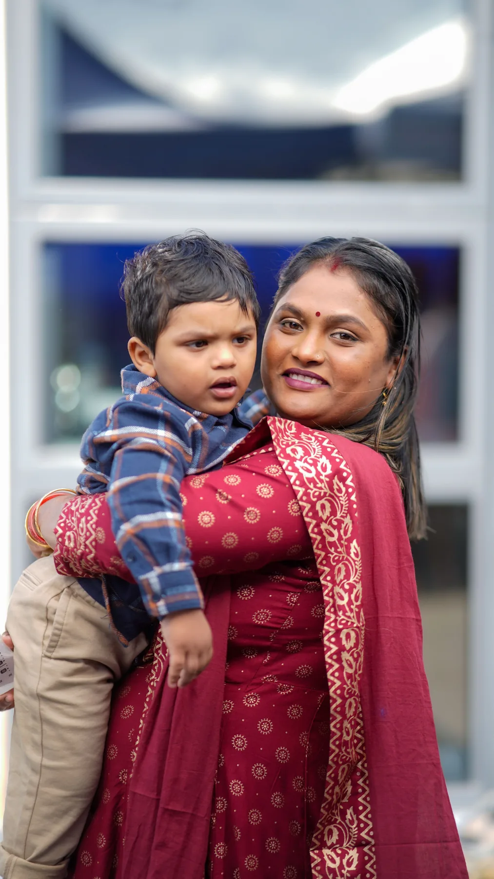 Representative Indian mother with child